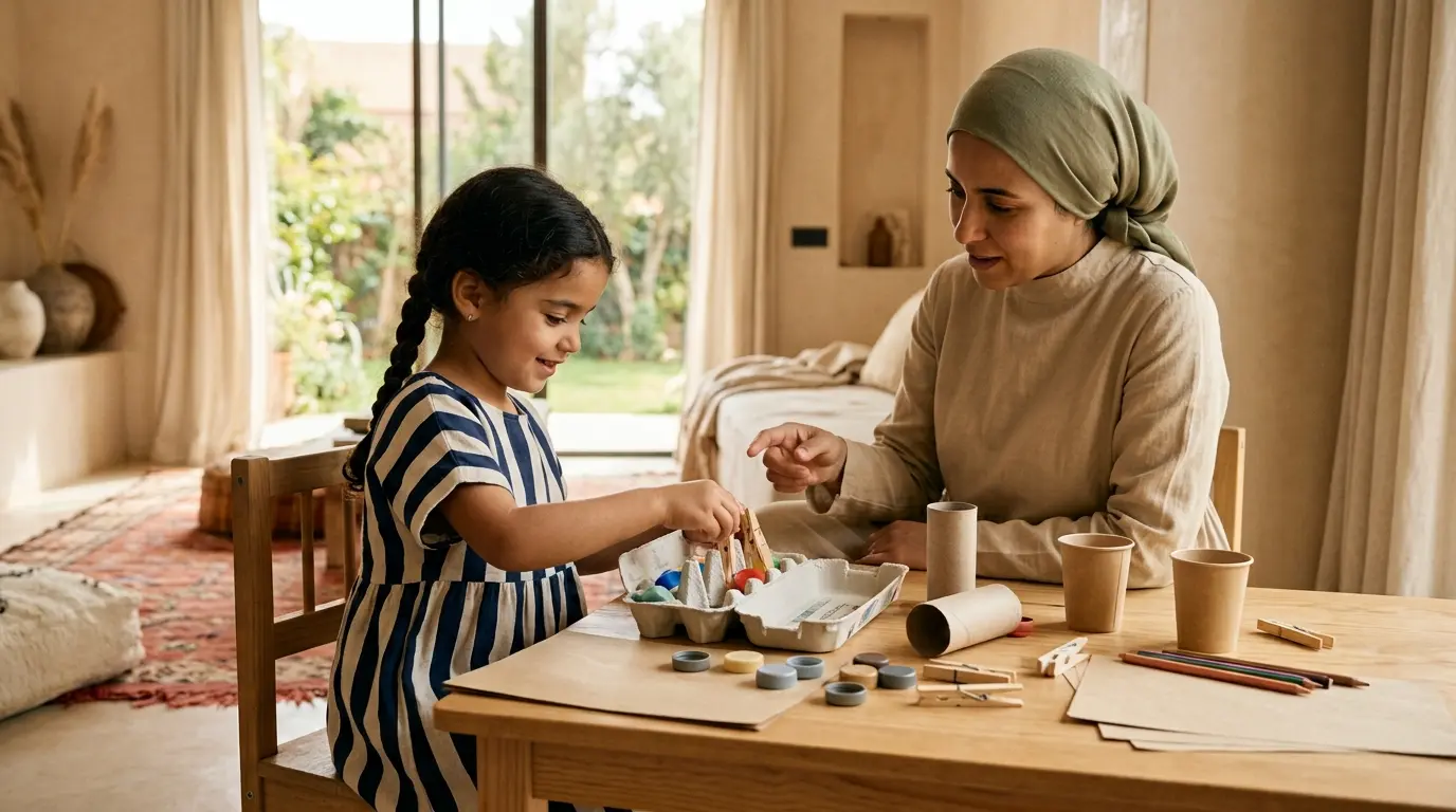 أنشطة تعليمية منخفضة التكلفة باستخدام أدوات منزلية بسيطة